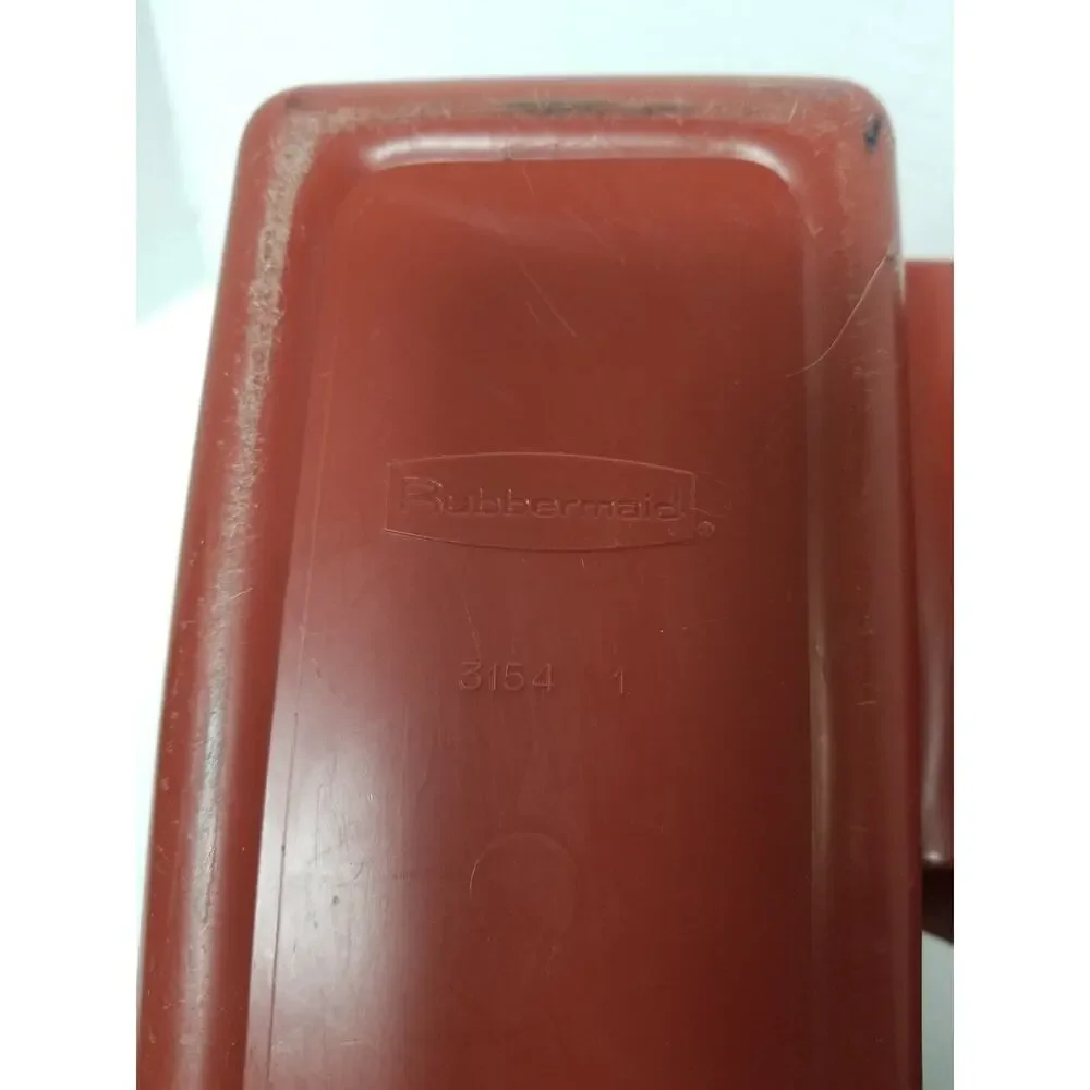 VTG Rubbermaid Burnt Orange Divided Caddy Retro Kitchen Gardening Tool Cleaning